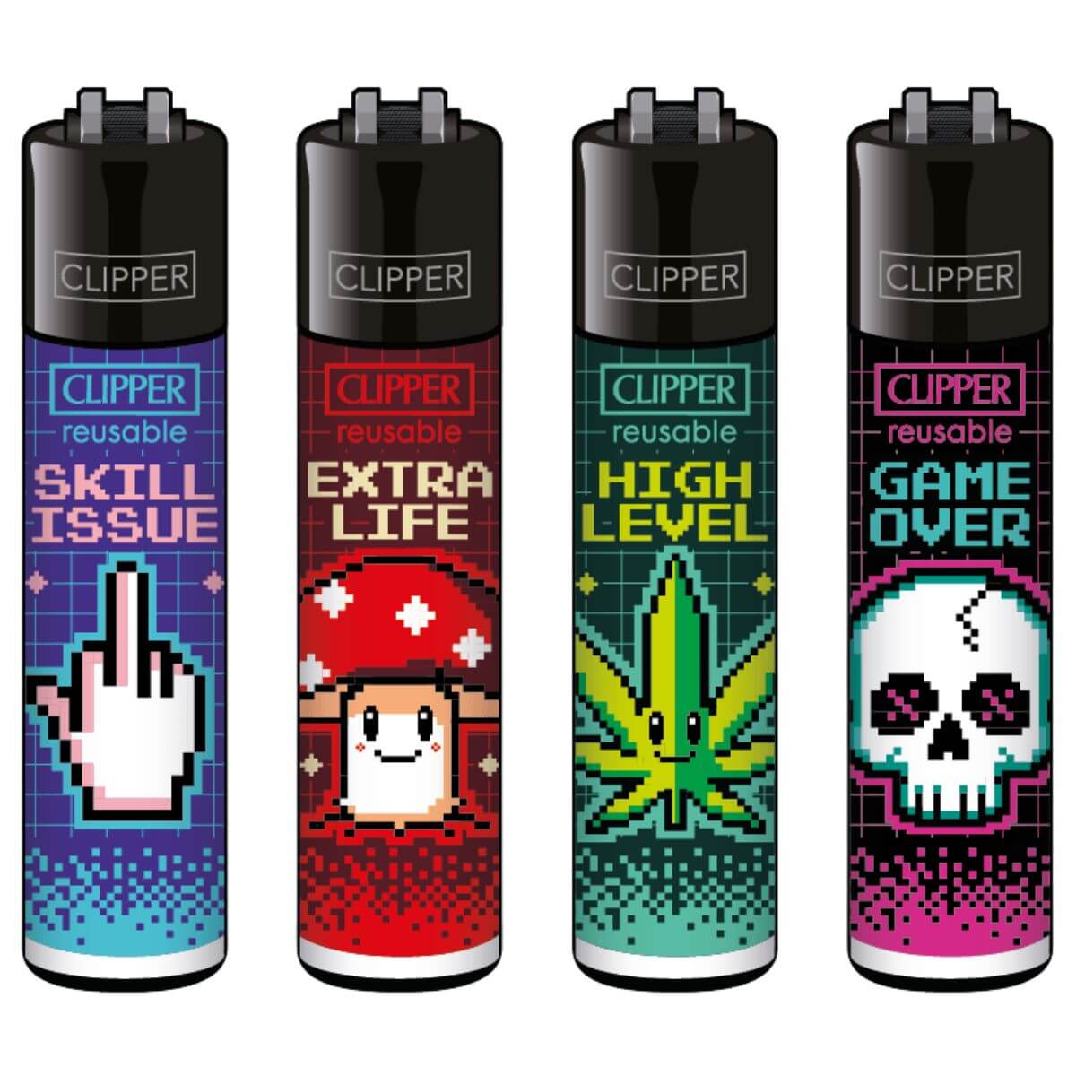 Clipper Classic Large Pixel Glitch (48pcs/display) Clipper Classic Large Pixel Glitch (48pcs/display)