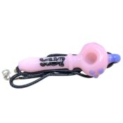 DOGG LBS Everyday 3 Necklace Spoon Hand Pipe - Slyme Pink