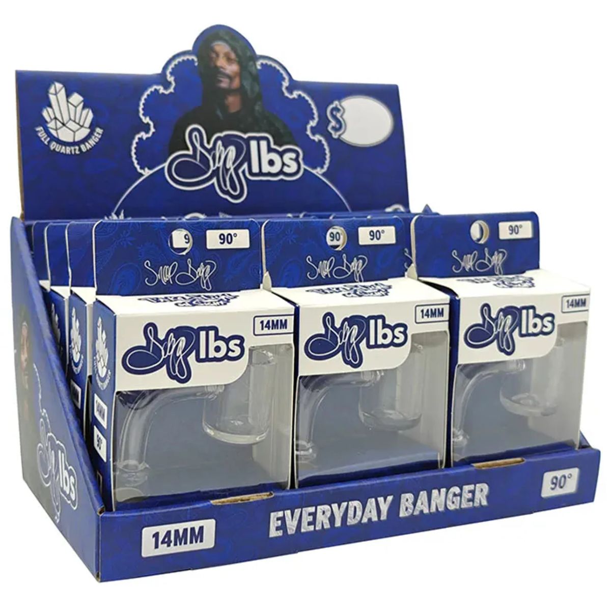 DOGG LBS Everyday Quartz Banger 4mm 90 Degree (12pcsdisplay) DOGG LBS Everyday Quartz Banger 4mm 90 Degree (12pcsdisplay)