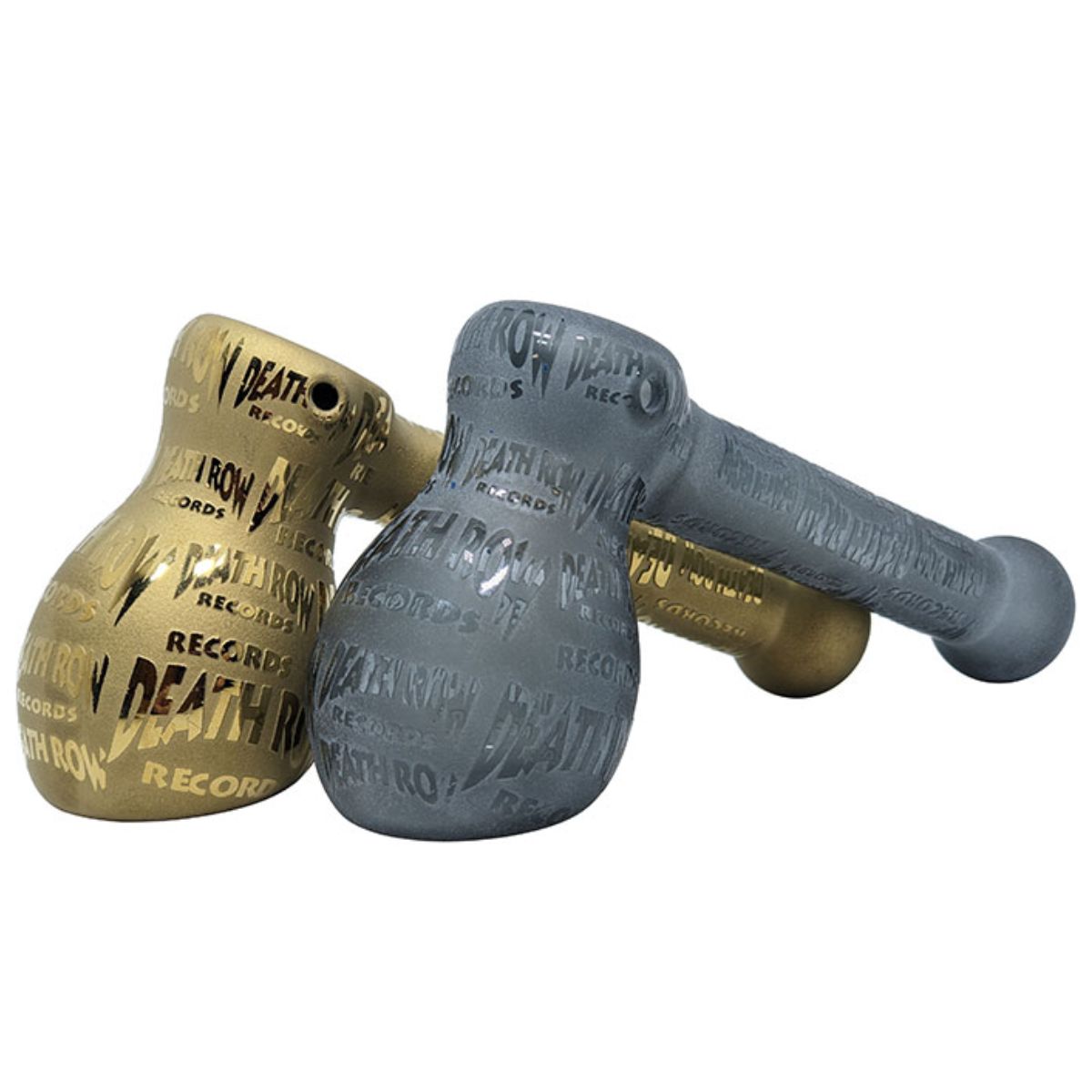 Death Row Records 6" Full Metallic Etched Hammer Hand Pipe Death Row Records 6" Full Metallic Etched Hammer Hand Pipe