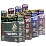 Hemper Pre Rolled King Size Herbal Rolls Glass Tip 2 Pack 12pcsdisplay