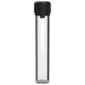 Chubby Gorilla Aviator CR Tube 100mm (100pcs), clear tube black top