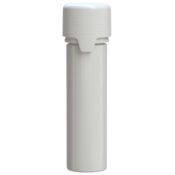 Chubby Gorilla Aviator CR Tube 65mm (100pcs), white tube & white top