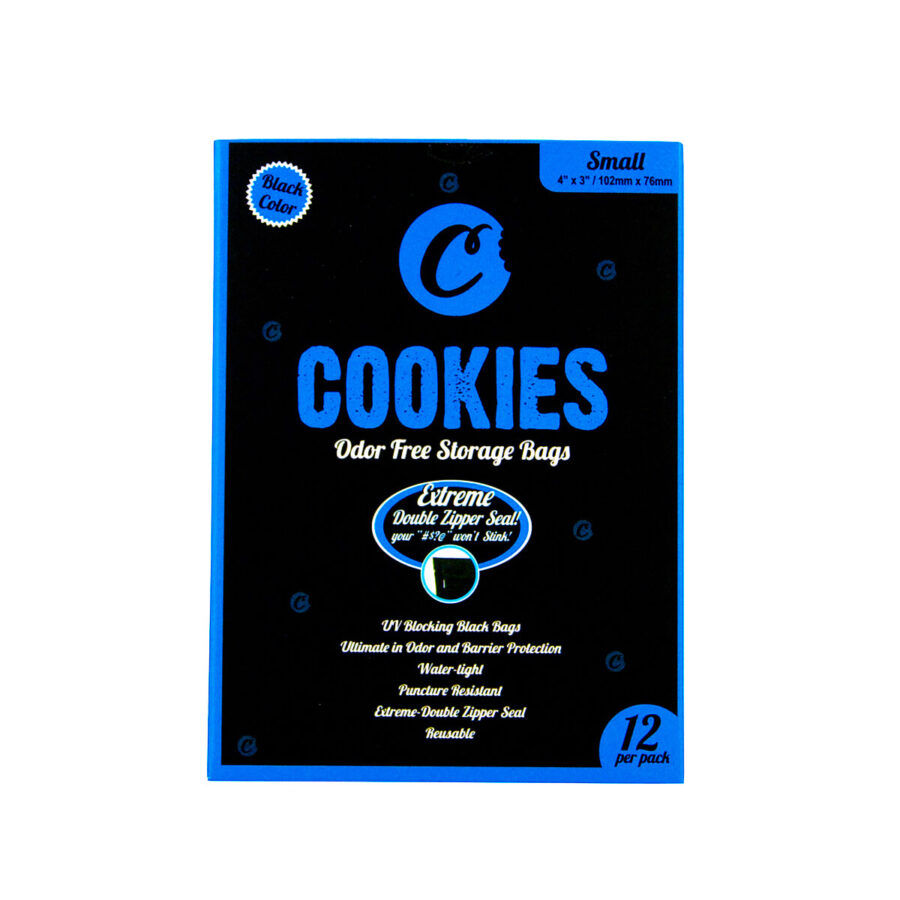 Cookies Ziplock Buste Anti-Odore Misura Piccola (12 pezzi)