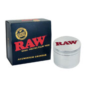 RAW Grinder in Metallo 4 parti - 56mm con Confezione regalo