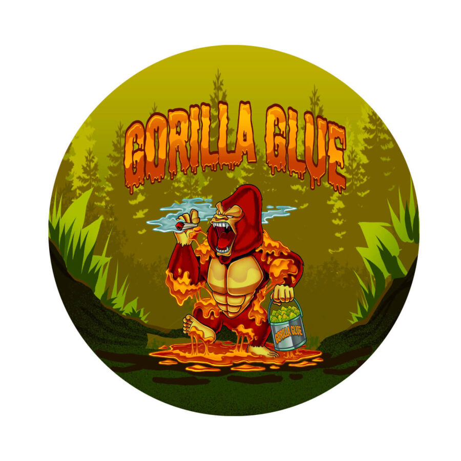 Grinder in Metallo Best Buds Gorilla Glue 4 Parti - 50mm (12pezzi/display)