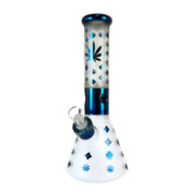 Weed Vuitton Classy Bong di Vetro Blu 32cm