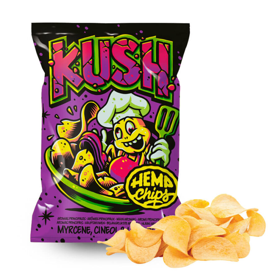 Hemp Chips Kush Patatine Artigianali alla Cannabis (30x35g)
