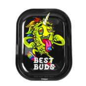 Best Buds Vassoio per rollare LSD Piccolo con Grinder Card Magnetica