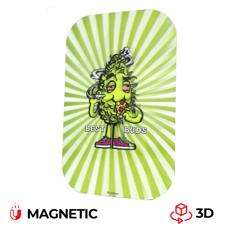 Best Buds Pizza Cover Magnetica in 3D per Vassoi in Metallo misura media