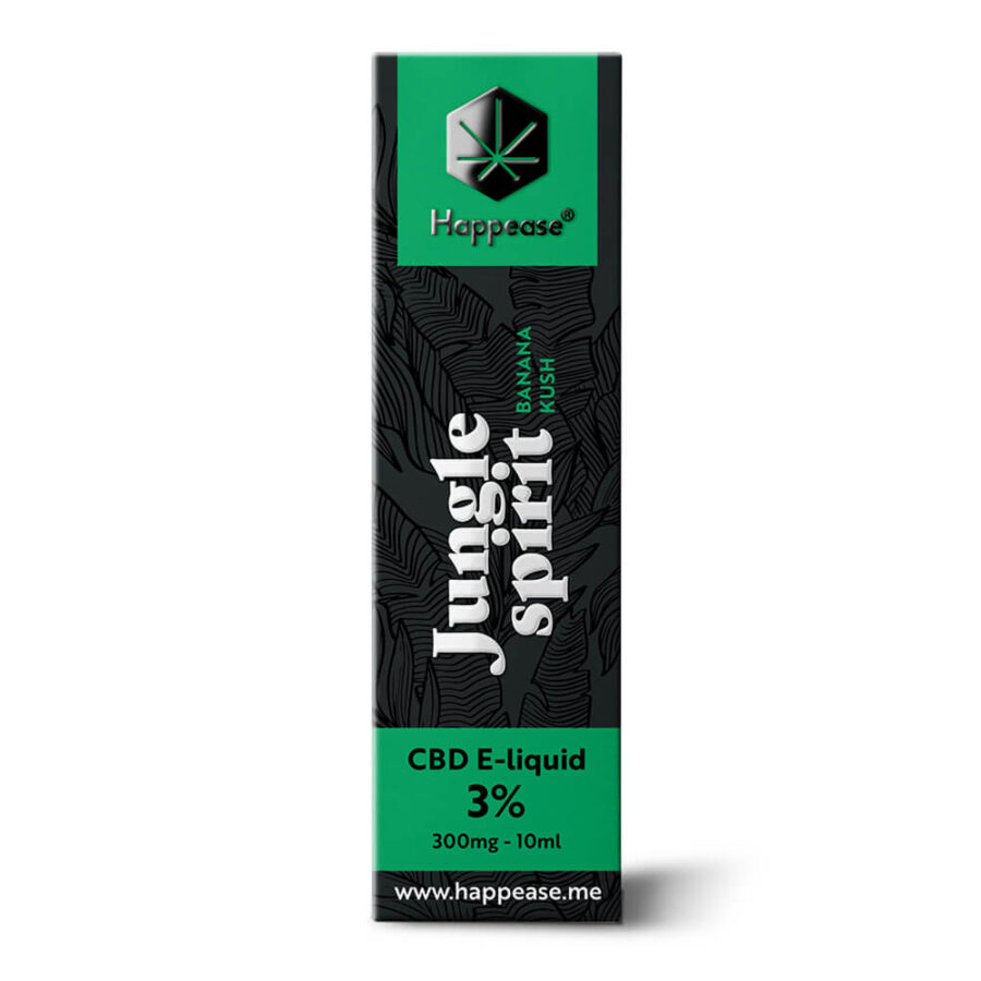 Happease CBD E-Liquid Jungle Spirit 3% - 300mg (10ml)