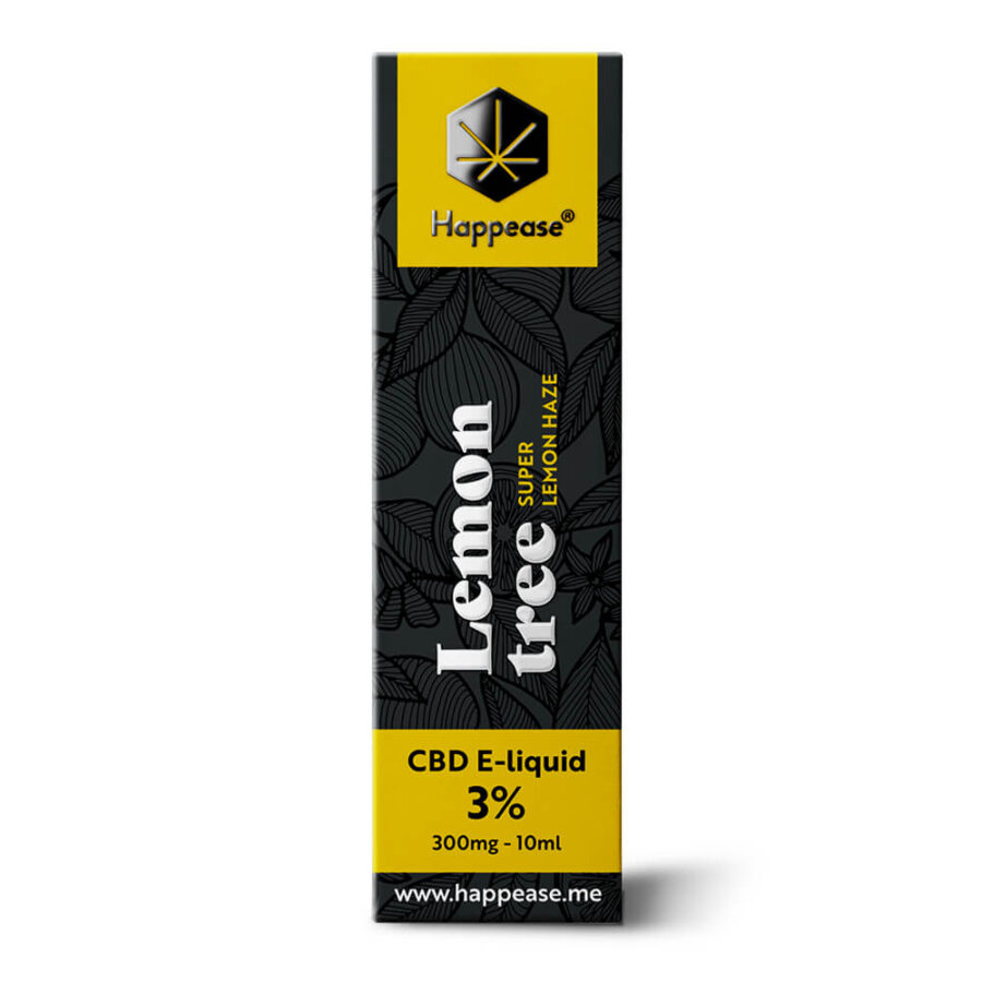 Happease CBD E-Liquid Lemon Tree 3% - 300mg (10ml)