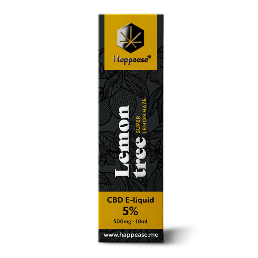 Happease CBD E-Liquid Lemon Tree 5% - 500mg (10ml)