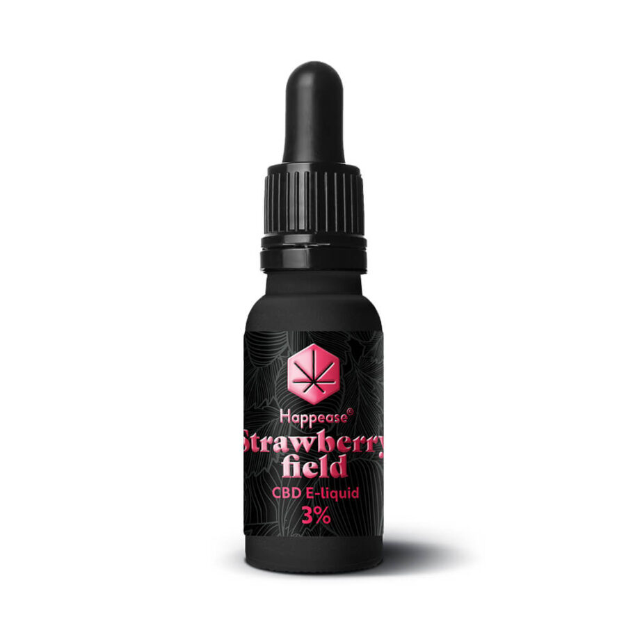 Happease CBD E-Liquid Strawberry Field 3% - 300mg (10ml)
