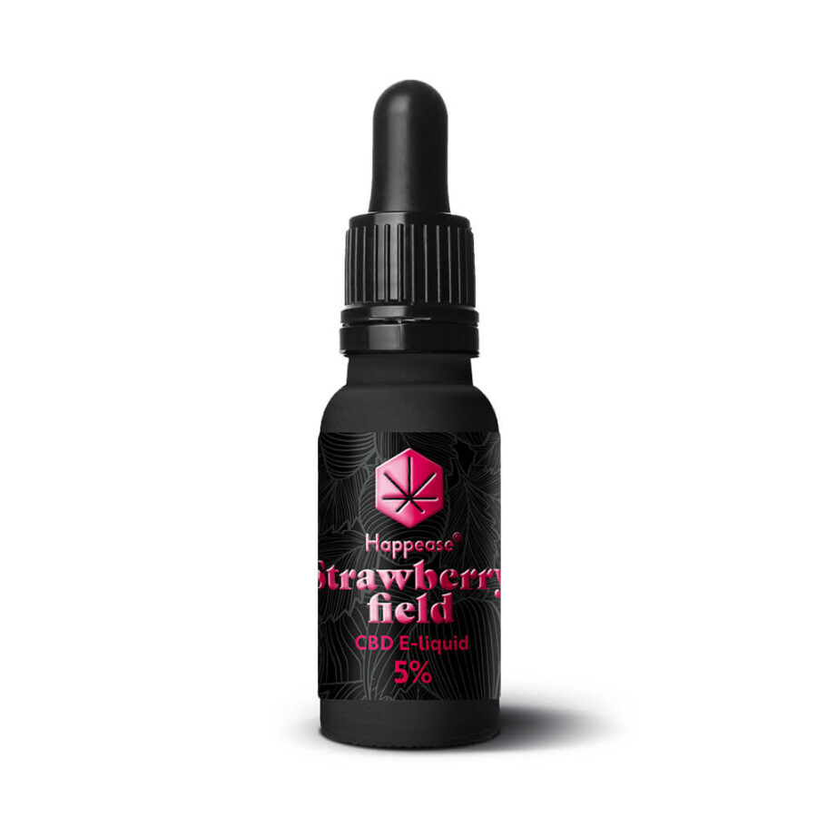 Happease CBD E-Liquid Strawberry Field 5% - 500mg (10ml)