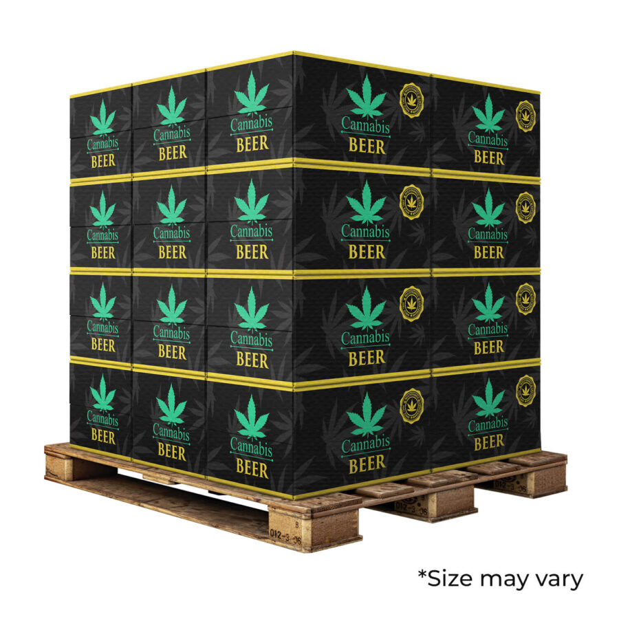 Birra Aromatizzata alla Cannabis 4.5% Green Leaf 330ml (54box/1.296birre)