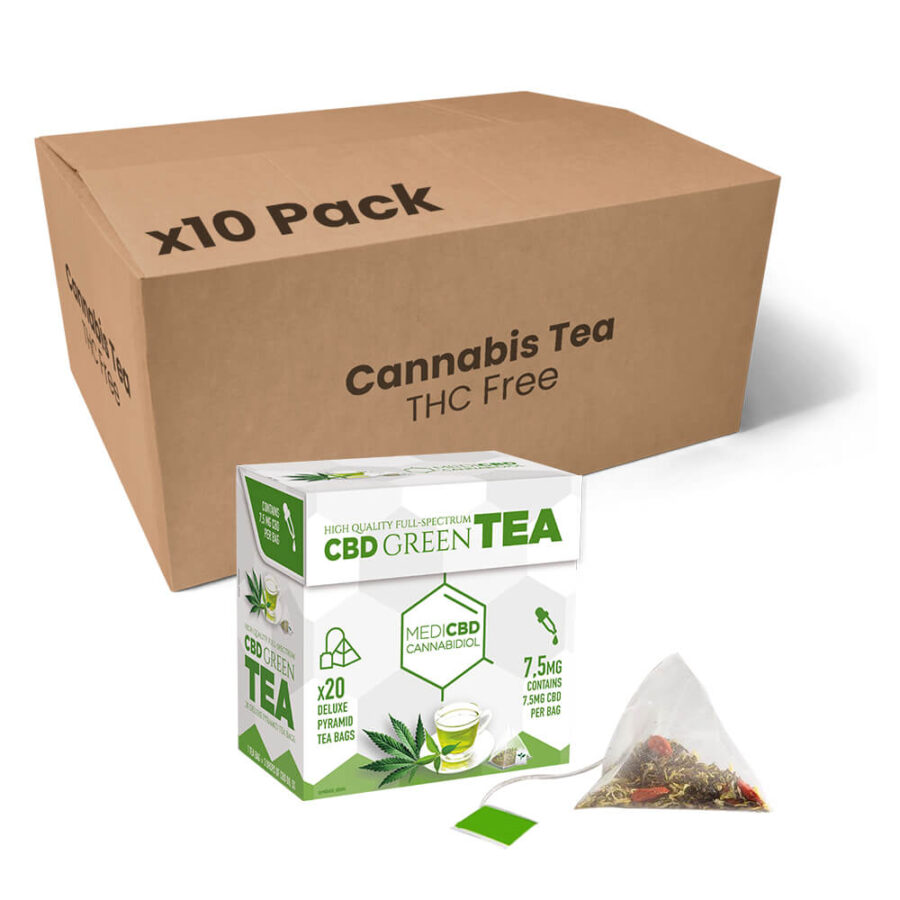 MediCBD Tè Verde alla Cannabis 7.5mg CBD (10 confezioni)
