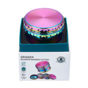 Champ High Grinder in Metallo color Arcobaleno 4 Parti - 65mm