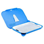 Santa Cruz Vassoio Blu Biodegradabile in Canapa Tray Kit con Raccoglitore Resina