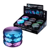 Champ High Duo-Color Grinder in Metallo 4 Parti - 53mm (6pezzi/display)