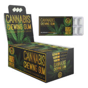 Chewing Gums alla Cannabis e Eucalipto Black 17mg CBD (24pezzi/display)