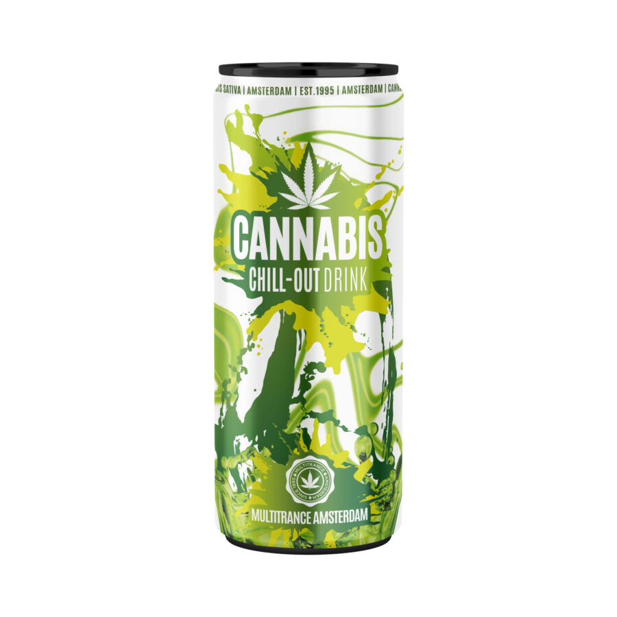 Cannabis Chill-Out Tè Verde 250ml (24 lattine)