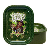 Best Buds Vassoio per Rollare con Storage Box in Metallo Kosher Kush