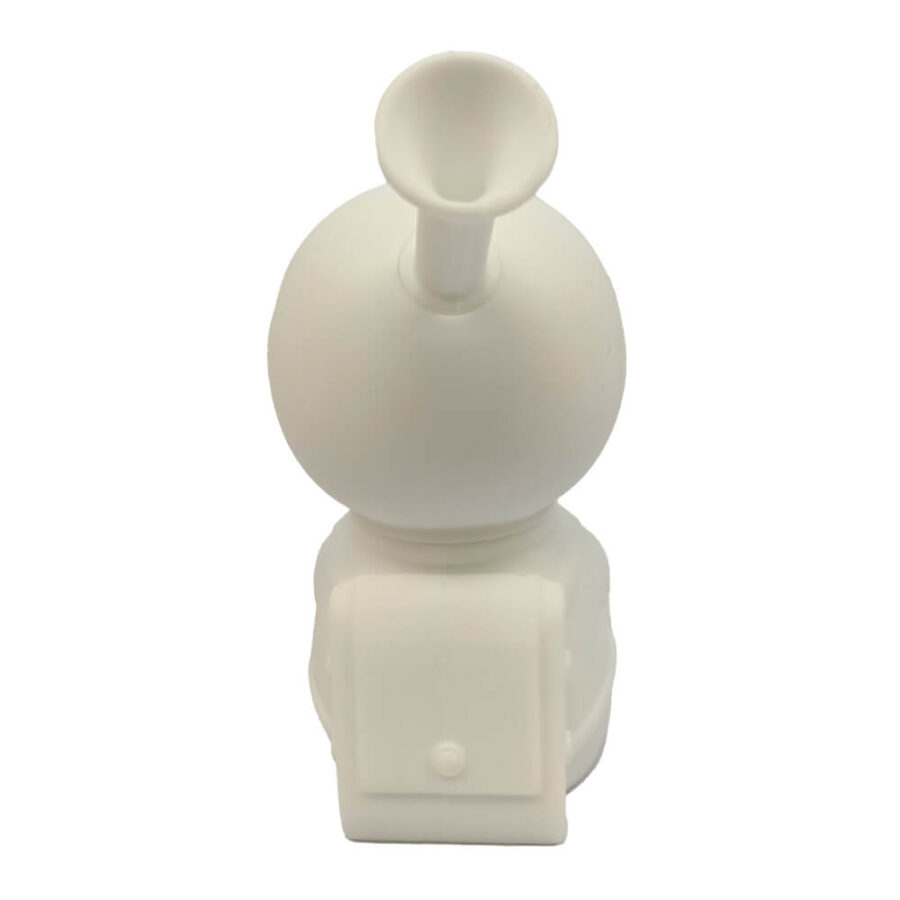 Bong in Silicone Spaceman Bianco 15cm