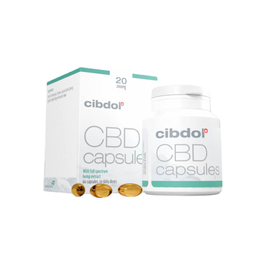 Cibdol 20% CBD Softgel Capsule (60 capsule)