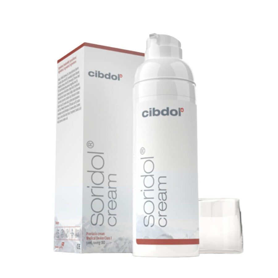 Cibdol Soridol Psoriasis Cell Growth 100mg CBD Crema (50ml)