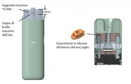 ccell rosin bar tutto in uno space gray 0 5ml ingrosso