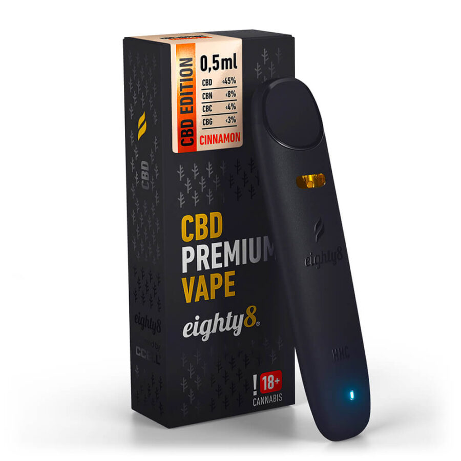 Eighty8 Cinnamon 45% CBD Sigaretta Elettronica (10pezzi/display)