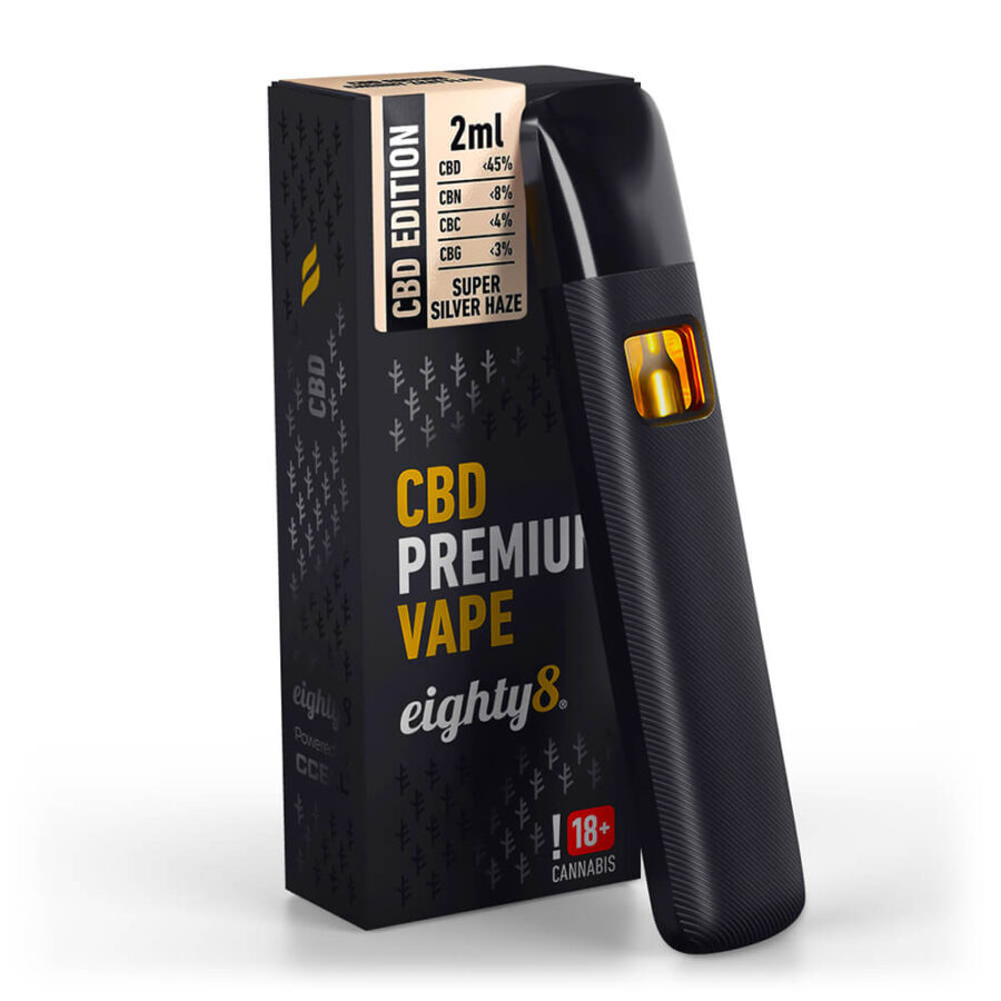 Eighty8 Super Silver Haze 45% CBD Sigaretta Elettronica (10pezzi/display)