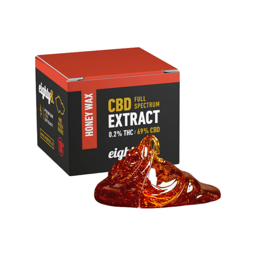 Eighty8 Estratto di CBD Honey Wax 1g (8pezzi/display)