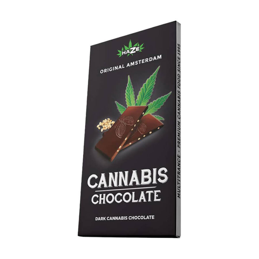 Cioccolato Cannabis Fondente con Semi di Canapa (15pezzi/display)