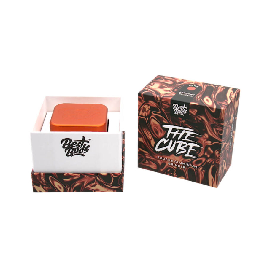 Best Buds The Cube Grinder Alluminio Rust 4 Parti (50mm)