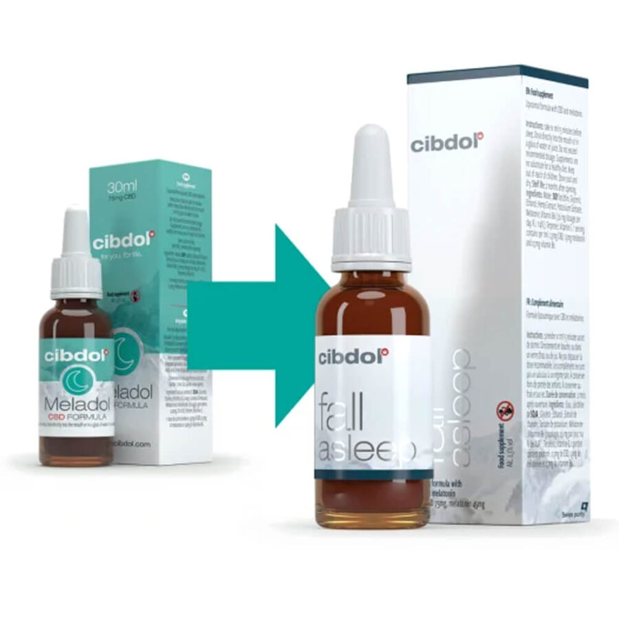 Cibdol Olio di CBD Fall Asleep Meladol (30ml)