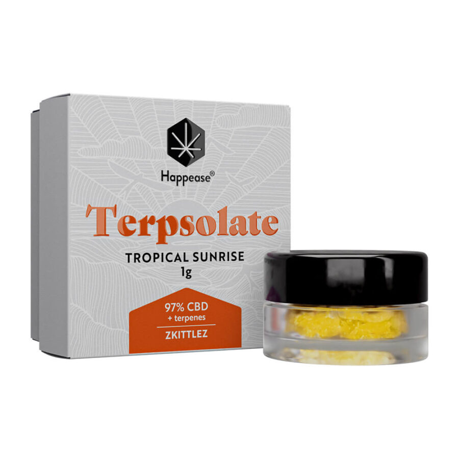 Happease Extraits Tropical Sunrise Terpsolate 97% CBD + Terpènes (1g)