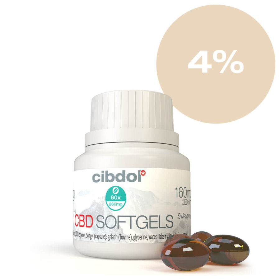 Cibdol 4% Softgel Capsules (60 capsules)