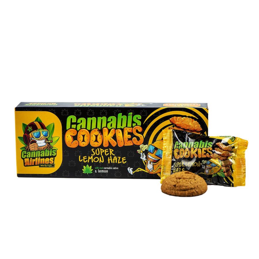 Cannabis Airlines Cannabis Cookies Super Lemon Haze (14x120g) - Exp 02/24