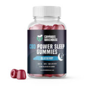 Cannabis Bakehouse Power Sleep 15mg CBD Gummies + Mélatonine (60 gummies)