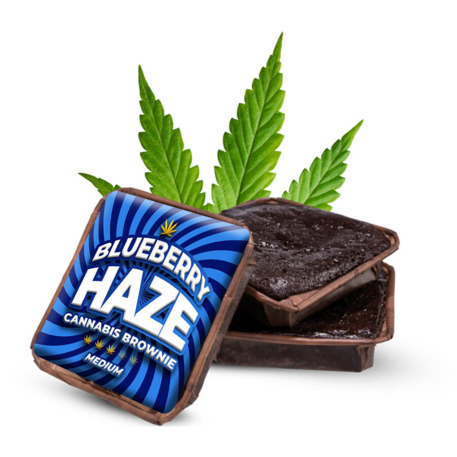Blueberry Haze Cannabis Brownies (40pcs/boîte)