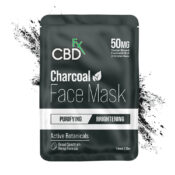 CBDfx Masque au Charbon pour le visage avec 50mg CBD (10paquets/présentoir)