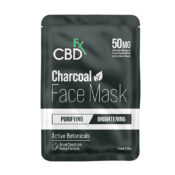 CBDfx Masque au Charbon pour le visage avec 50mg CBD (10paquets/présentoir)