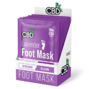 CBDfx Masque pour Pieds à la Lavande 50mg CBD (5paquets/présentoir)