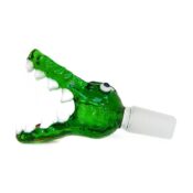 Crocodile Green Bong Bol en Verre 18mm