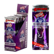 Hemparillo Papiers Blunt Chanvre Purple Haze x4 Blunts (15paquets/présentoir)