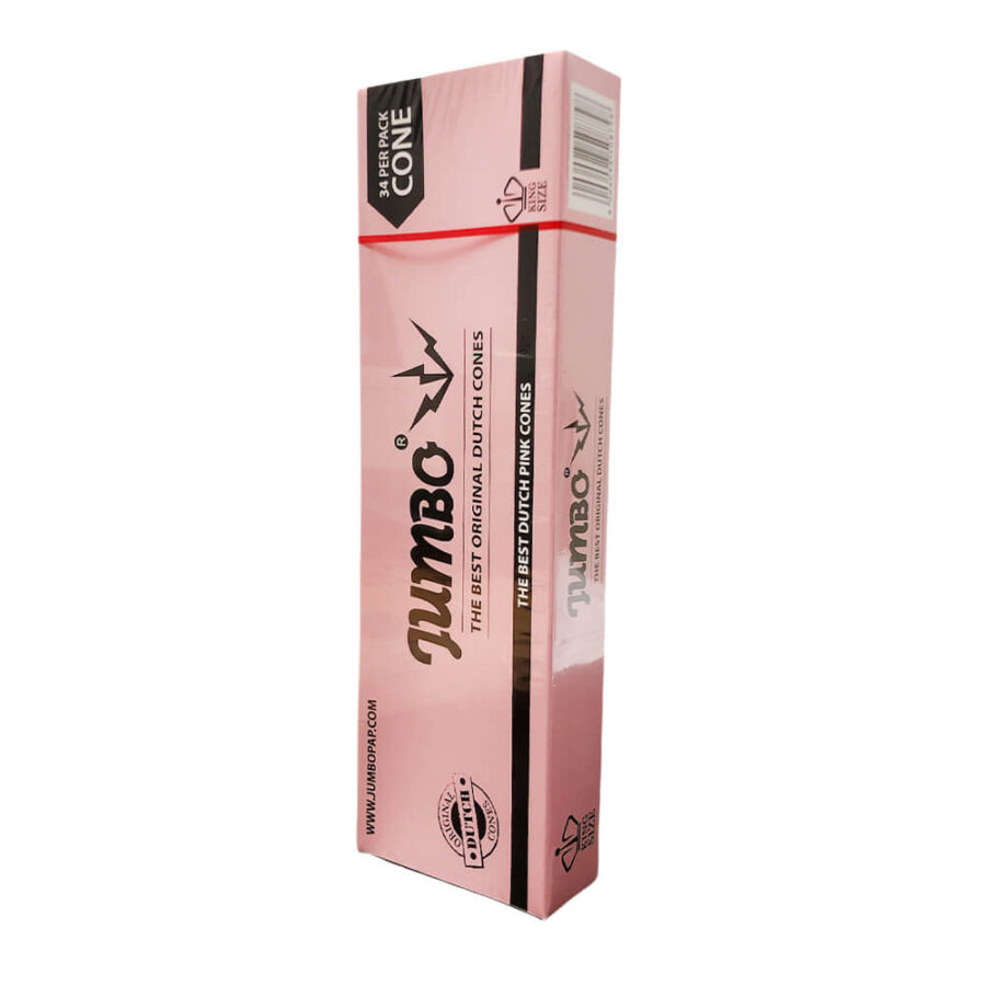 Jumbo Pink Boîte Cônes (34cônes/paquet)