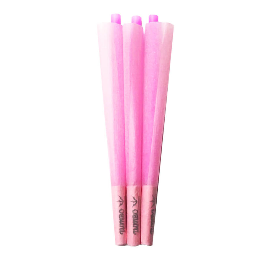 Jumbo King Size Cones Rose 3 Cones Par Paquet (24pcs/présentoir)