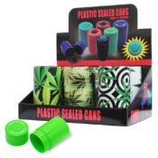 Plastic Sealed Cans Weed Jungle (6pcs/présentoir)